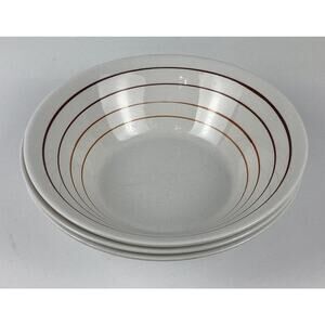 Bowls By Sunny Craft-Genuine Ironstone-Hand Painted-Oven Proof 7 Inches Diameter